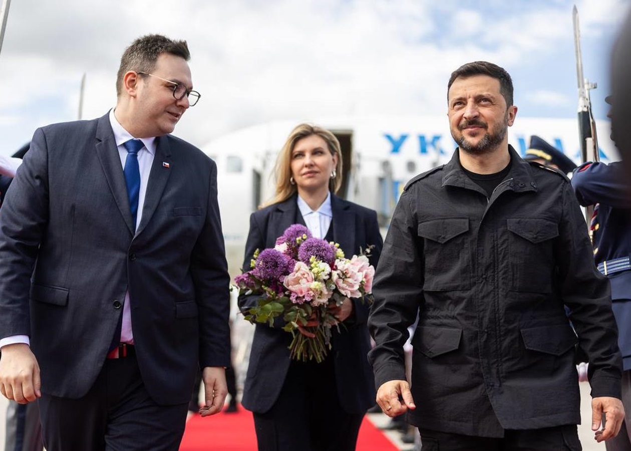 Зеленський прибув з візитом до Чехії