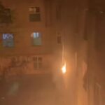 Атака на Київ: палає багатоповерхівка