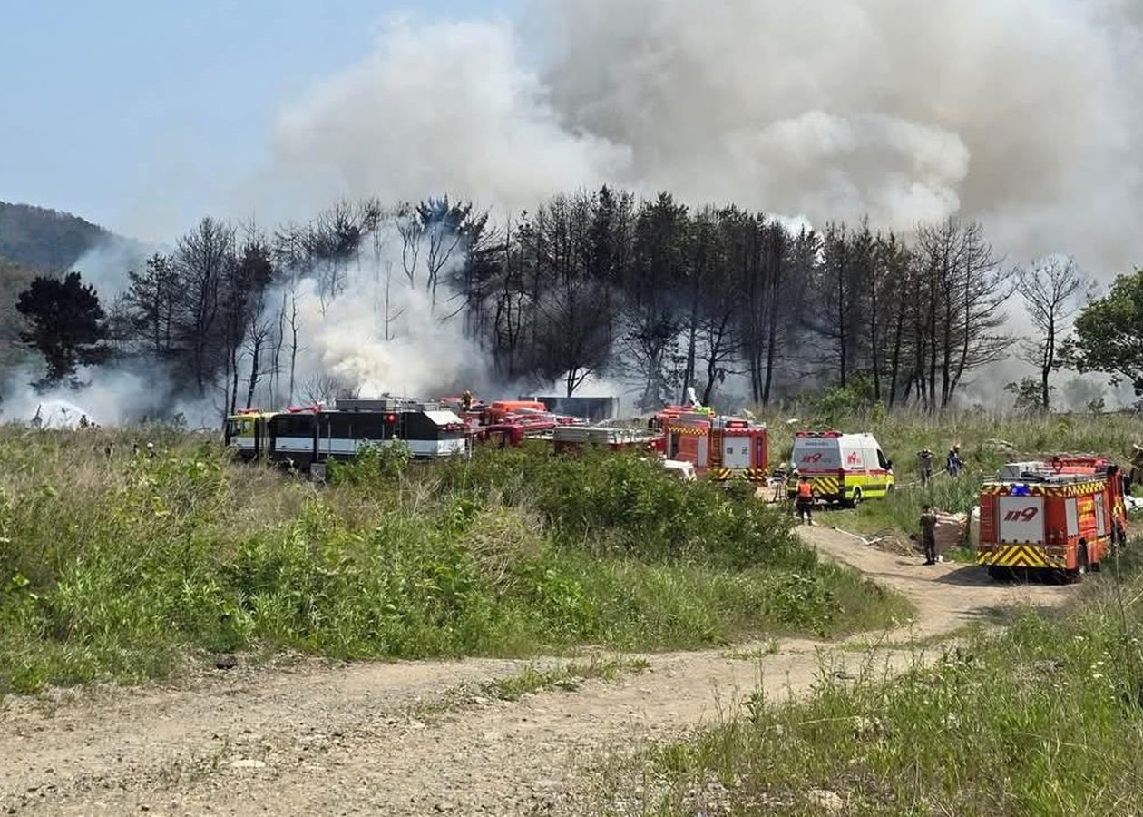 У Південній Кореї розбився військовий літак