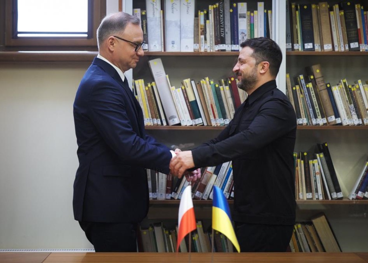 Зеленський зустрівся з Дудою у Вільнюсі