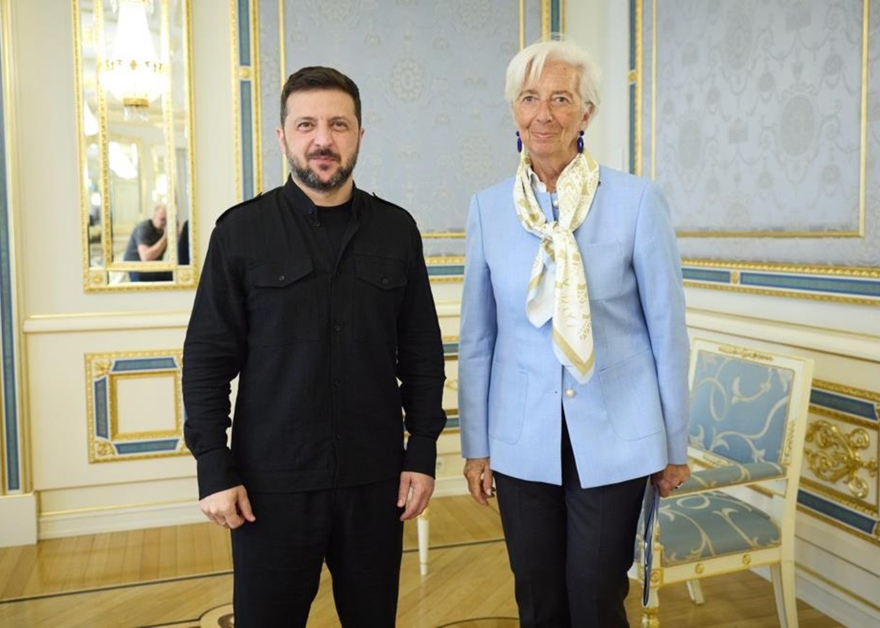 Зеленський і глава ЄЦБ обговорили активи Росії