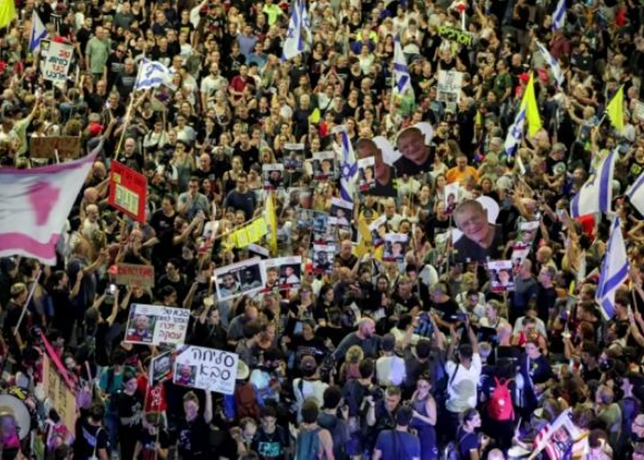 В Ізраїлі тисячі людей вийшли на протести проти плану Нетаньяху щодо Гази