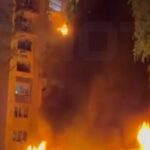 У Курську після роботи ППО спалахнула багатоповерхівка